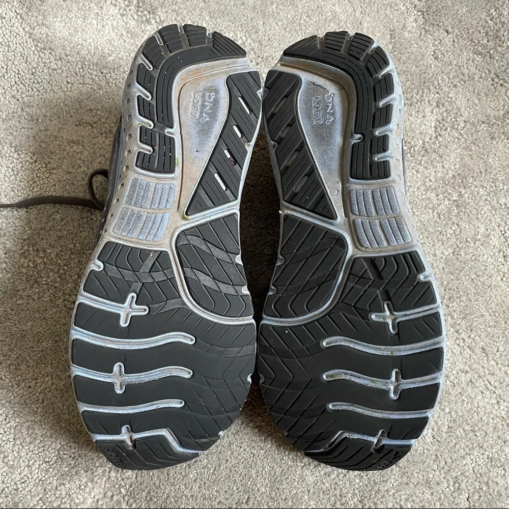 Brooks Black Blue Glycerin 18 Women's Road-Running Shoes Sneakers Size 10